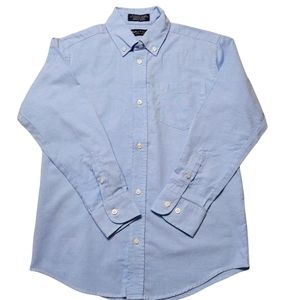Boy's Nautica Oxford Button Down Short Sz 10